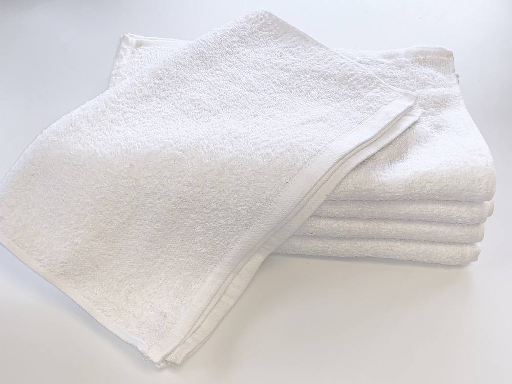 new unused 60 pack white terry towels bar mops size 14x17 weight 28oz dozen 